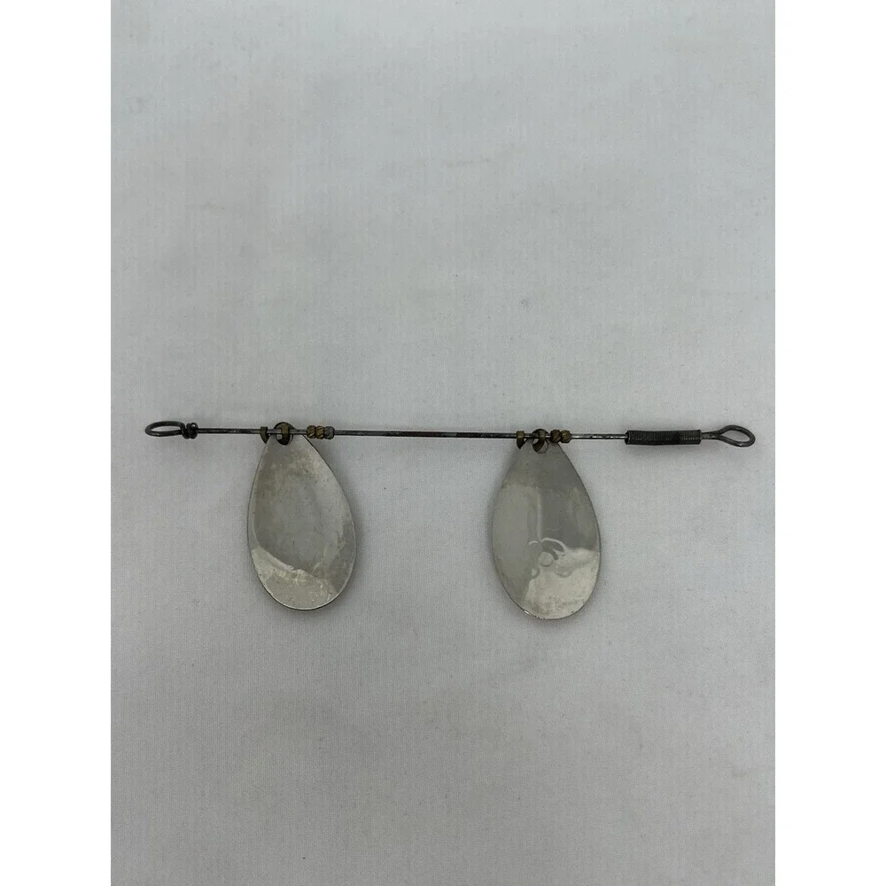 Vintage South Bend No 4 Double Spinner Trolling Rig Fishing Lure Harness